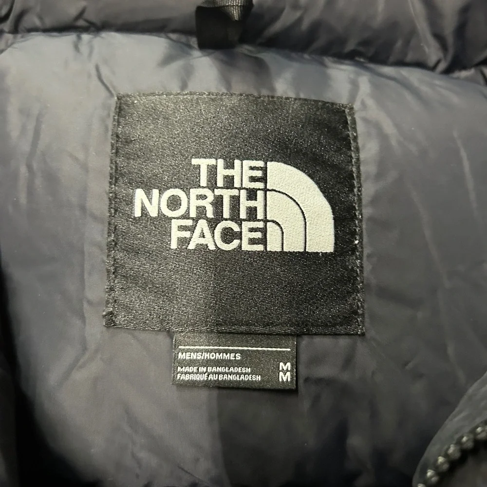 The North Face Nuptse 700 Puffer Jacket Mens Medium Black Goose Down Insulated